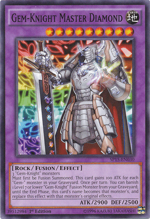 Gem-Knight Master Diamond [SP15-EN030] Common (ONLINE ORDER ONLY)
