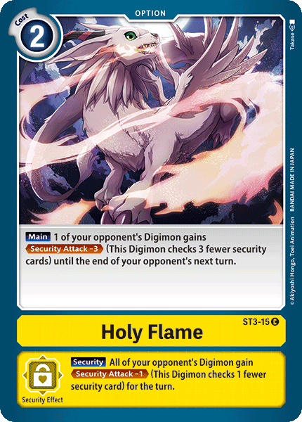 Holy Flame [ST3-15] [Starter Deck: Heaven's Yellow] (ONLINE ORDER ONLY)