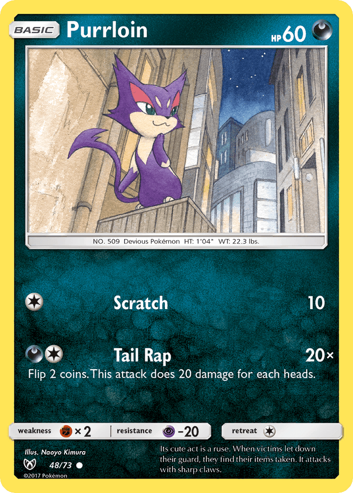 Purrloin (48/73) [Sun & Moon: Shining Legends] (Online Only)