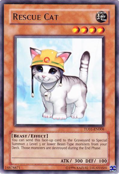 Rescue Cat [TU01-EN008] Rare (ONLINE ORDER ONLY)
