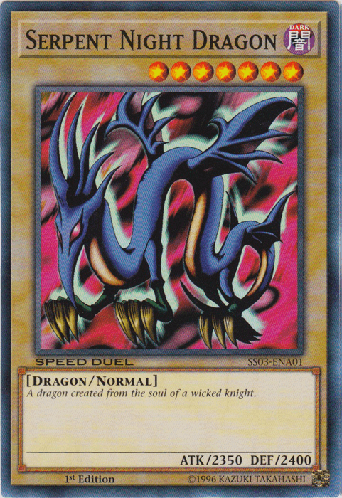 Serpent Night Dragon [SS03-ENA01] Common (ONLINE ORDER ONLY)
