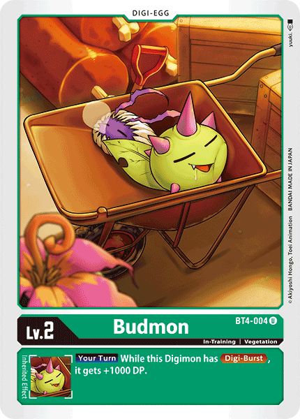 Budmon [BT4-004] [Great Legend] (ONLINE ORDER ONLY)