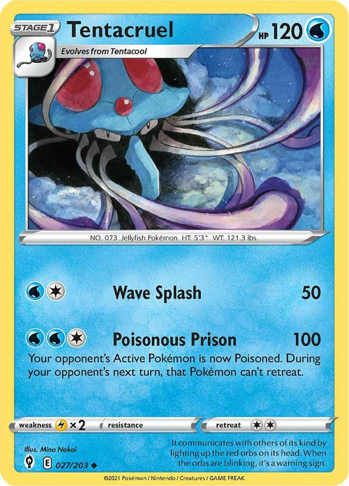 Tentacruel (027/203) [Sword & Shield: Evolving Skies] (Online Only)