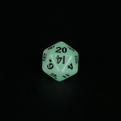 Fey Lights - Glowing - 7 Piece DnD Dice Set | Mini Acrylic RPG Gaming Dice (ONLINE ORDER ONLY)