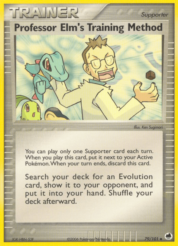 Professor Elm's Training Method (79/101) [EX: Dragon Frontiers] (Online Only)