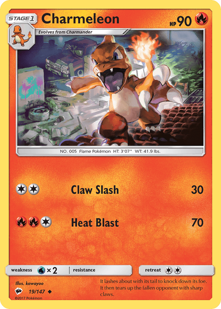 Charmeleon (19/147) [Sun & Moon: Burning Shadows] (Online Only)