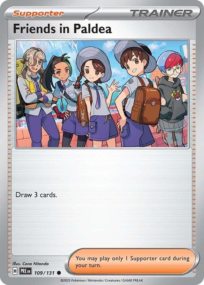 Friends in Paldea (109/131) [Scarlet & Violet: Prismatic Evolutions] (Online Only)