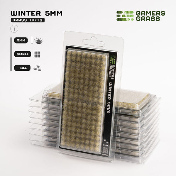 Gamers Grass Tufts: Winter 5mm- Small (ONLINE ORDER ONLY)