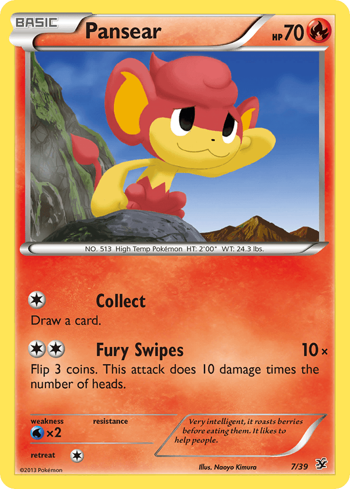 Pansear (7/39) [XY: Kalos Starter Set] (Online Only)