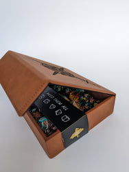 D20 Swords - Vegan Leather Dice Box (ONLINE ORDER ONLY)
