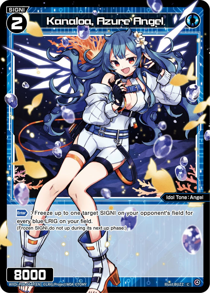 Kanaloa, Azure Angel (Parallel Foil) (WXDi-P08-064P[EN]) [Spread Diva]