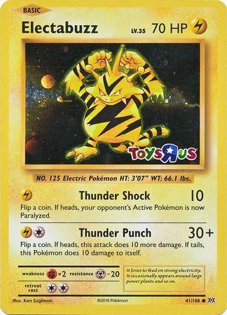 Electabuzz (41/108) (Toys R Us Promo) [XY: Evolutions] (Online Only)