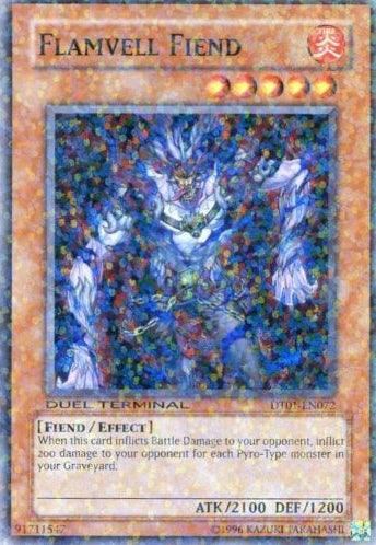 Flamvell Fiend [DT01-EN072] Super Rare (ONLINE ORDER ONLY)