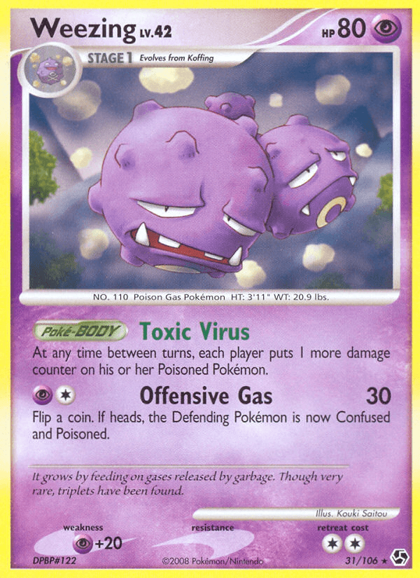 Weezing (31/106) [Diamond & Pearl: Great Encounters] (Online Only)