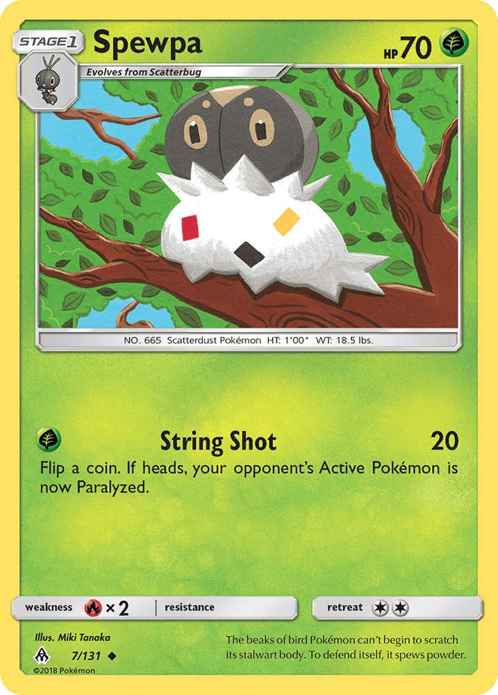Spewpa (7/131) [Sun & Moon: Forbidden Light] (Online Only)