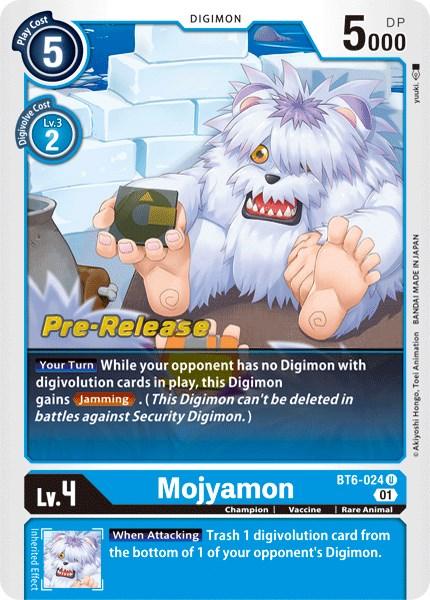 Mojyamon [BT6-024] [Double Diamond Pre-Release Cards] (ONLINE ORDER ONLY)