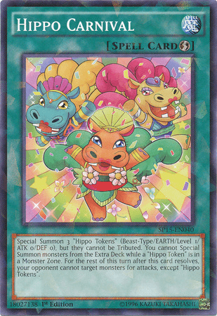 Hippo Carnival [SP15-EN040] Shatterfoil Rare (ONLINE ORDER ONLY)