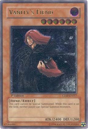 Vanity's Fiend [CDIP-EN017] Ultimate Rare (ONLINE ORDER ONLY)