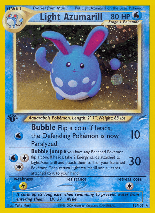 Light Azumarill (13/105) [Neo Destiny 1st Edition] (Online Only)