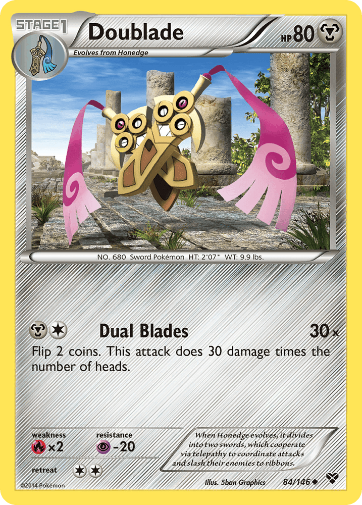 Doublade (84/146) [XY: Base Set] (Online Only)