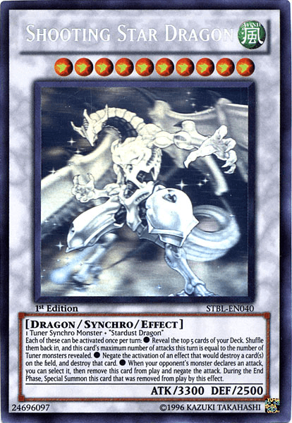 Shooting Star Dragon [STBL-EN040] Ultimate Rare (ONLINE ORDER ONLY)