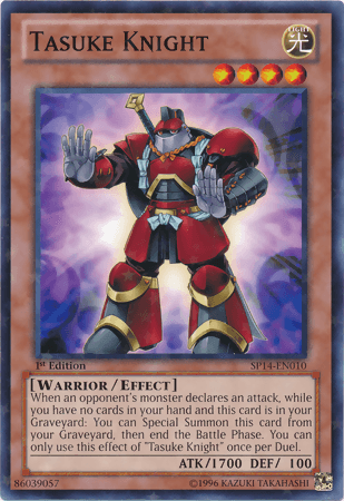 Tasuke Knight [SP14-EN010] Starfoil Rare (ONLINE ORDER ONLY)