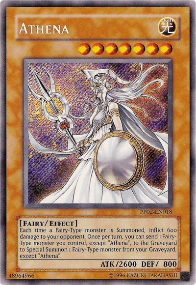Athena [PP02-EN018] Secret Rare (ONLINE ORDER ONLY)