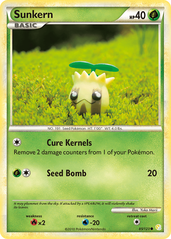 Sunkern (85/123) [HeartGold & SoulSilver: Base Set] (Online Only)