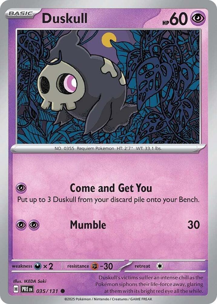 Duskull (035/131) [Scarlet & Violet: Prismatic Evolutions] (Online Only)