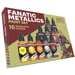 The Army Painter - Warpaint: Fanatic Metallics Paint Set (10 colors) (Online Order Only)