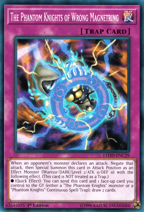 The Phantom Knights of Wrong Magnetring [LEHD-ENC29] Common (ONLINE ORDER ONLY)