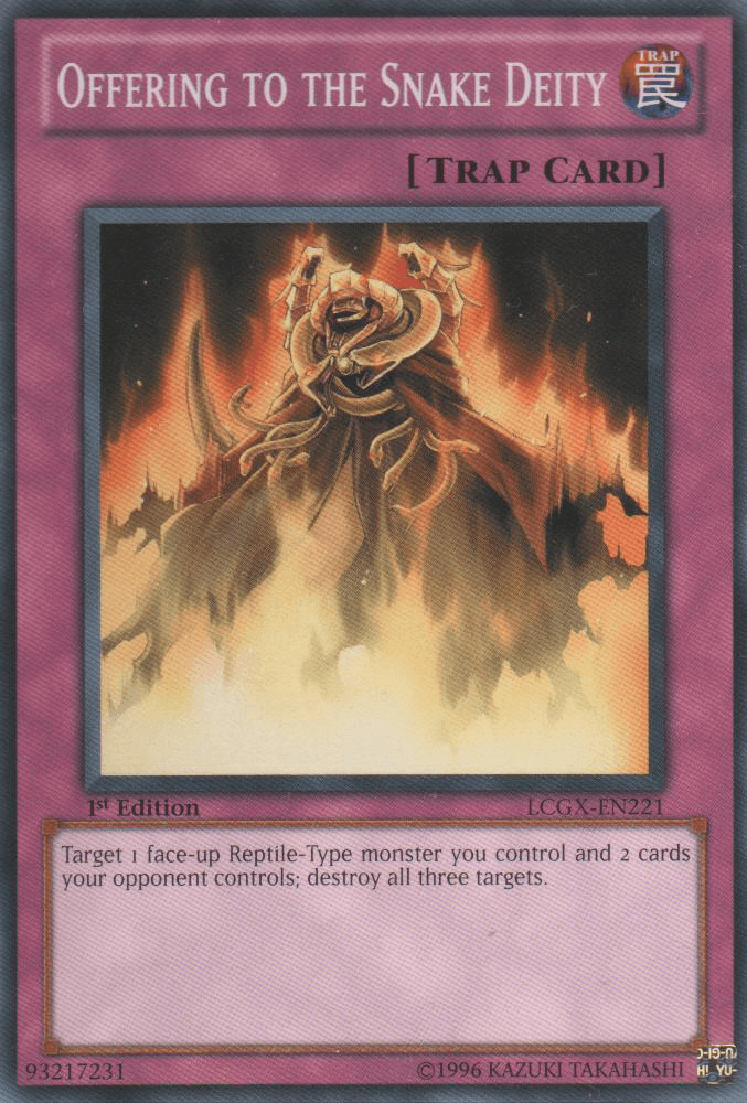 Offering to the Snake Deity [LCGX-EN221] Common (ONLINE ORDER ONLY)