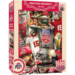 Ohio State Buckeyes - Locker Room 500 Piece Jigsaw Puzzle (ONLINE ORDER ONLY)