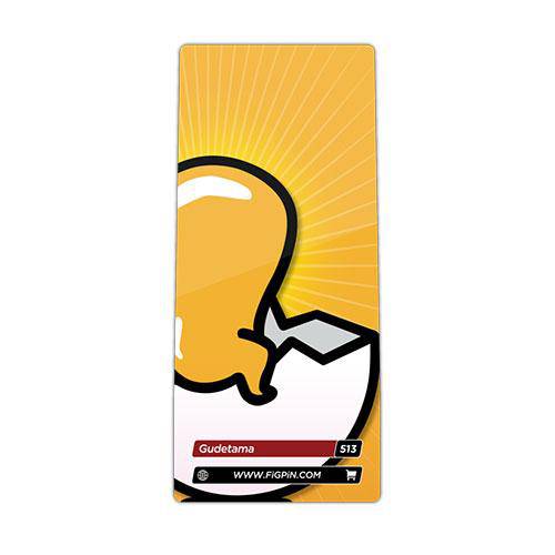 FiGPiN Enamel Pin - Gudetama Limited Edition - Select Figure(s) (Online Order Only)