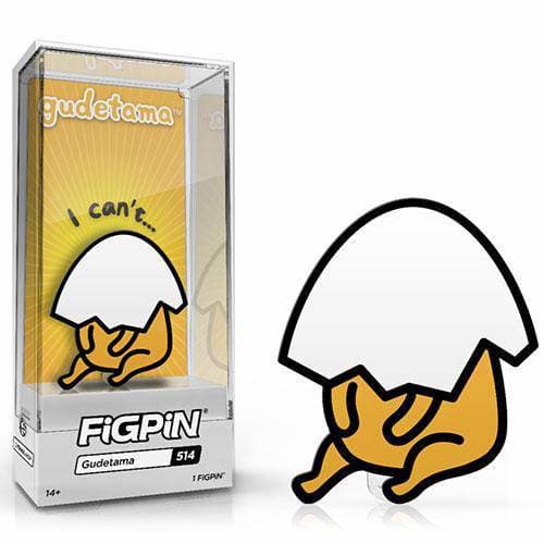 FiGPiN Enamel Pin - Gudetama Limited Edition - Select Figure(s) (Online Order Only)