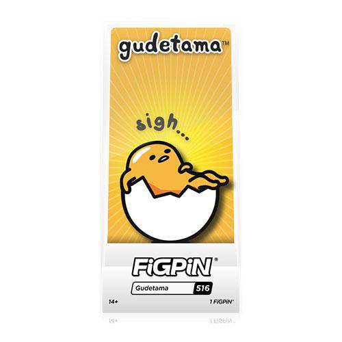 FiGPiN Enamel Pin - Gudetama Limited Edition - Select Figure(s) (Online Order Only)