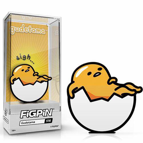 FiGPiN Enamel Pin - Gudetama Limited Edition - Select Figure(s) (Online Order Only)