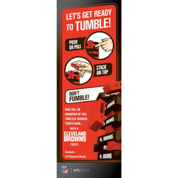 Cleveland Browns Tumble Tower (ONLINE ORDER ONLY)