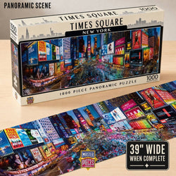 Times Square, New York 1000 Piece Panoramic Jigsaw Puzzle