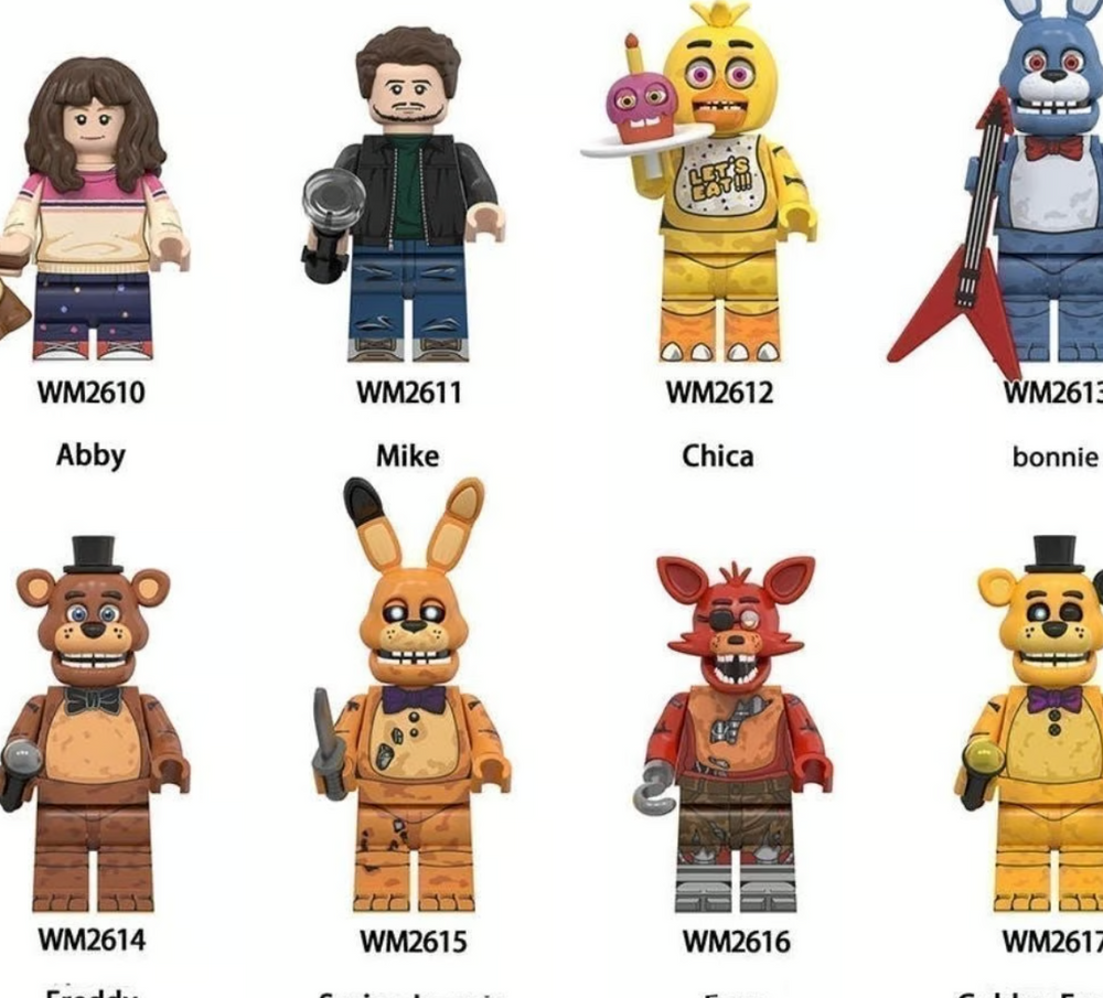 Haunted Animatronic Custom Minifigure Set (8-Pack) (Online Only)