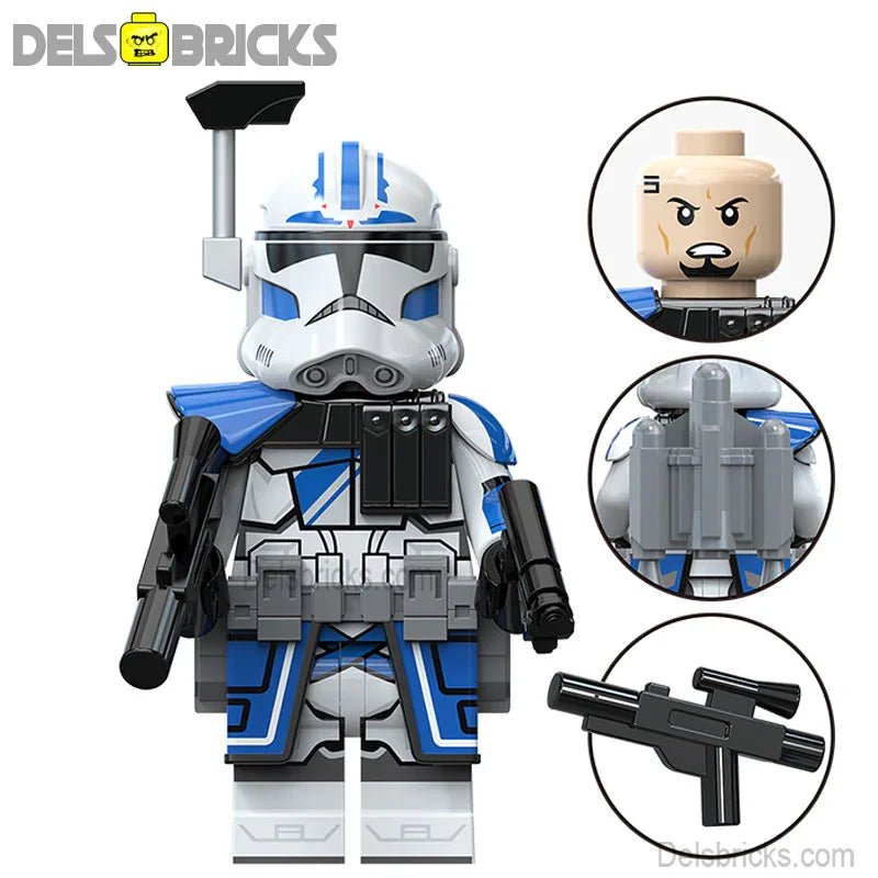 Fives 501st Clone trooper Star Wars Lego Minifigures Custom Toys S3 (ONLINE ORDER ONLY)