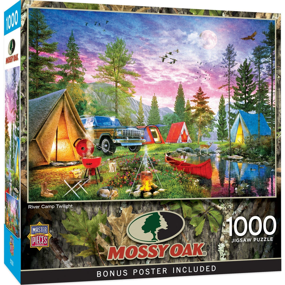 Mossy Oak - River Camp Twilight 1000 Piece Jigsaw Puzzle (ONLINE ORDER ONLY)