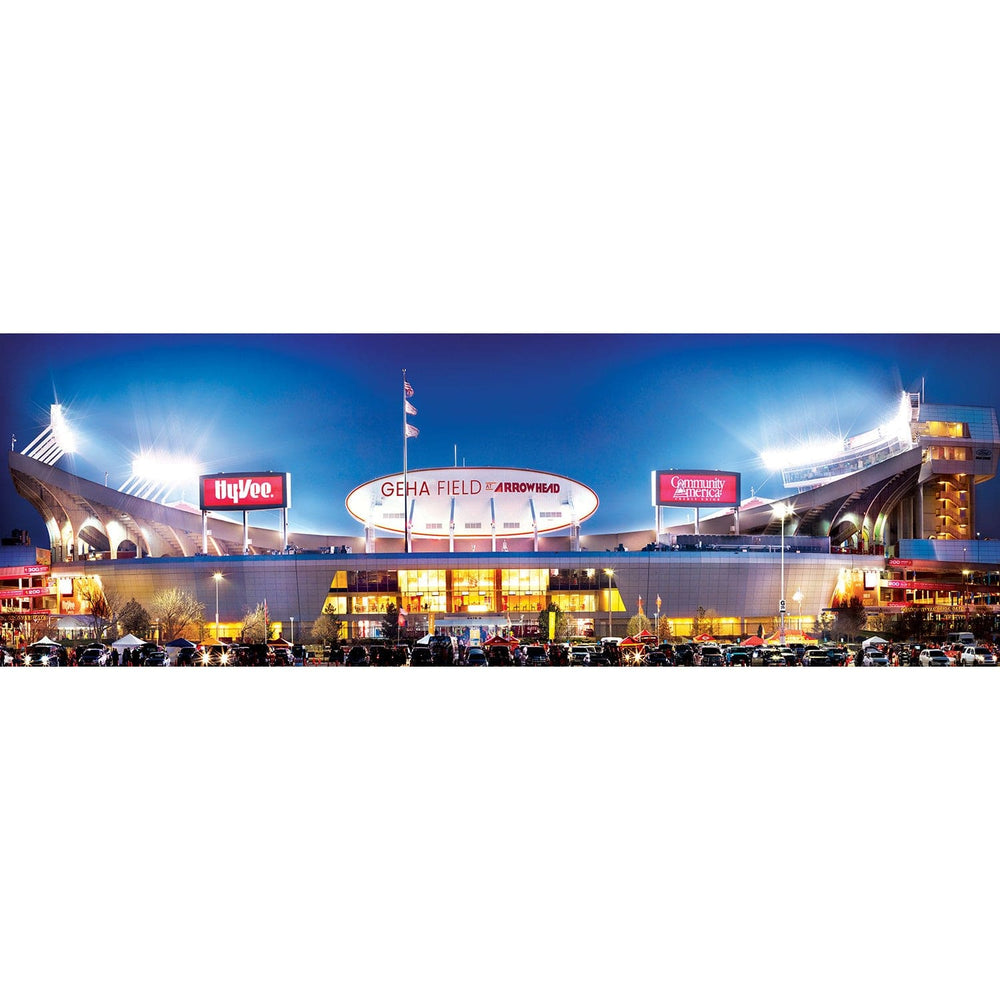 Kansas City Chiefs - Stadium View 1000 Piece Panoramic Jigsaw Puzzle (ONLINE ORDER ONLY)