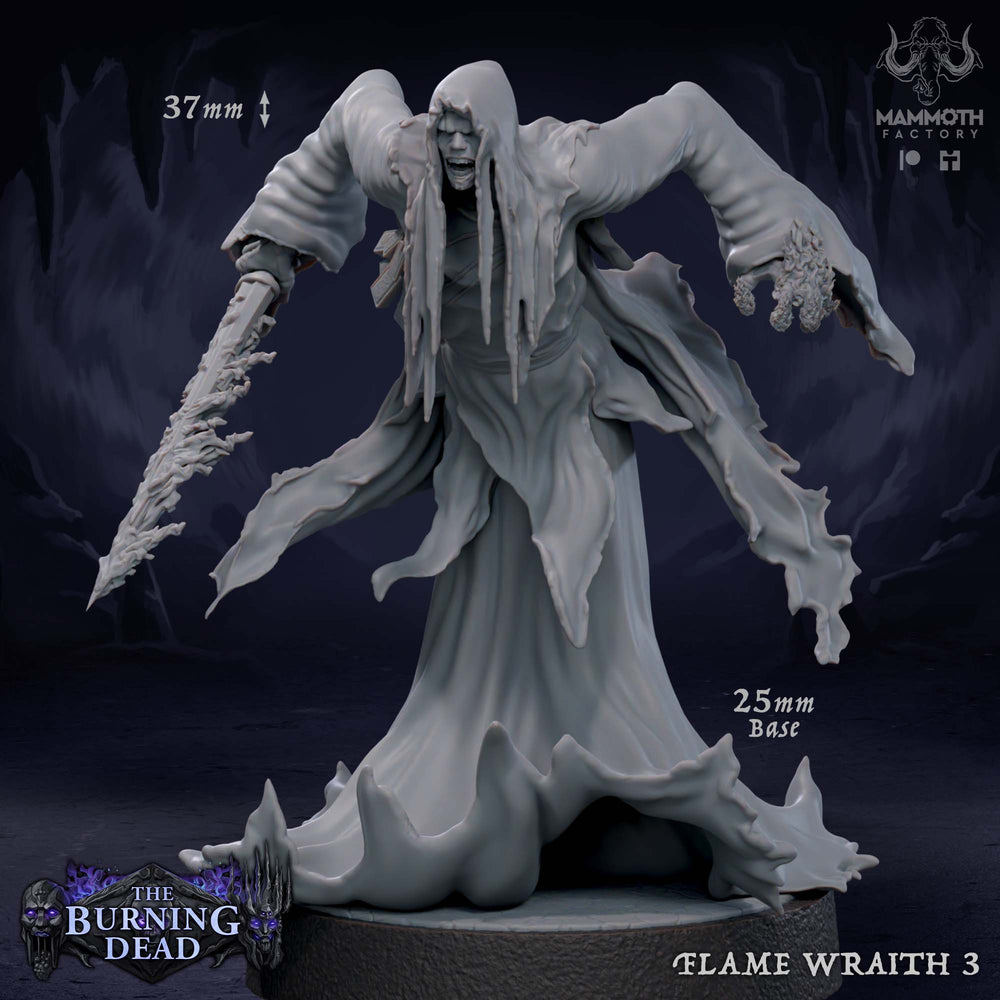 Flame Wraith: Sculpt 3 (Online Only)