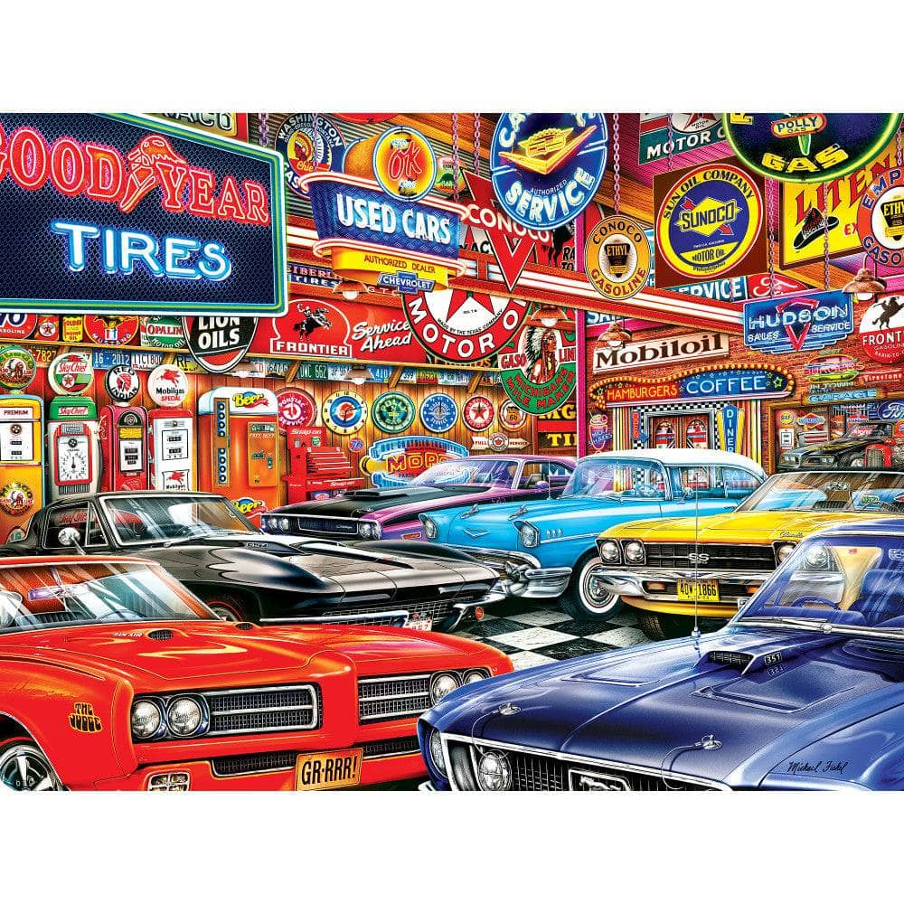 Wheels - Gas, Grit & Glory 750 Piece Jigsaw Puzzle (ONLINE ORDER ONLY)