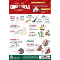 Gingerbread House Wood Paint Set (ONLINE ORDER ONLY)