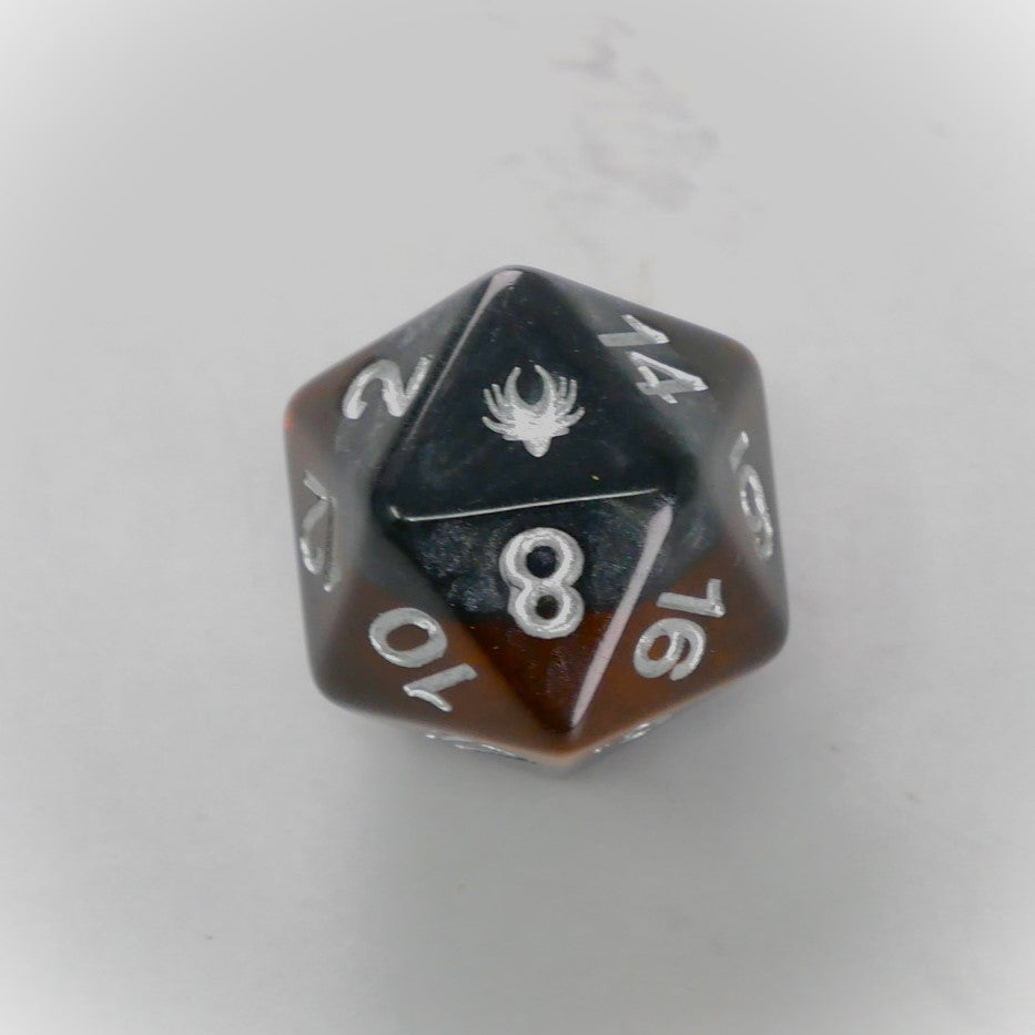 Forgotten Amber - 7 Piece DnD Dice Set | Acrylic RPG Gaming Dice (ONLINE ORDER ONLY)