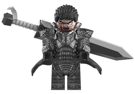 Berserk Guts with Horse Custom Minifig (Online Only)