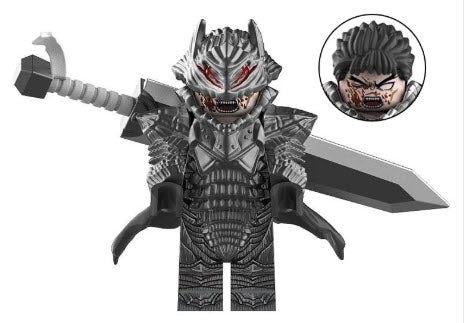 Berserk Guts with Horse Custom Minifig (Online Only)