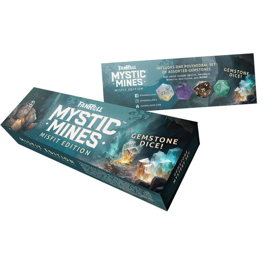 Mystic Mines: Misfit Edition Dice Set (Online Order Only)